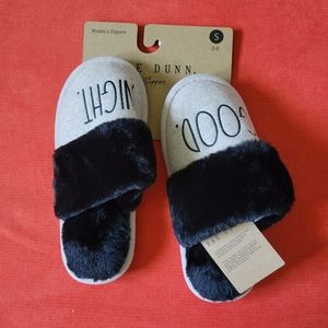 Rae Dunn Good Night Slippers S - NWT
